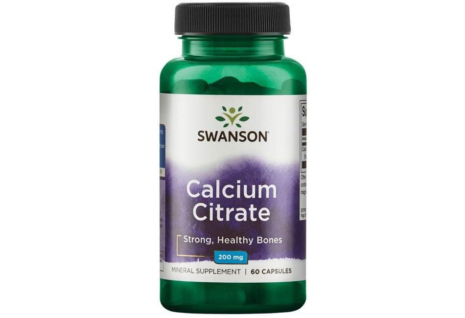 Цитрат кальция Swanson Calcium Citrate 200 mg 60 капс.