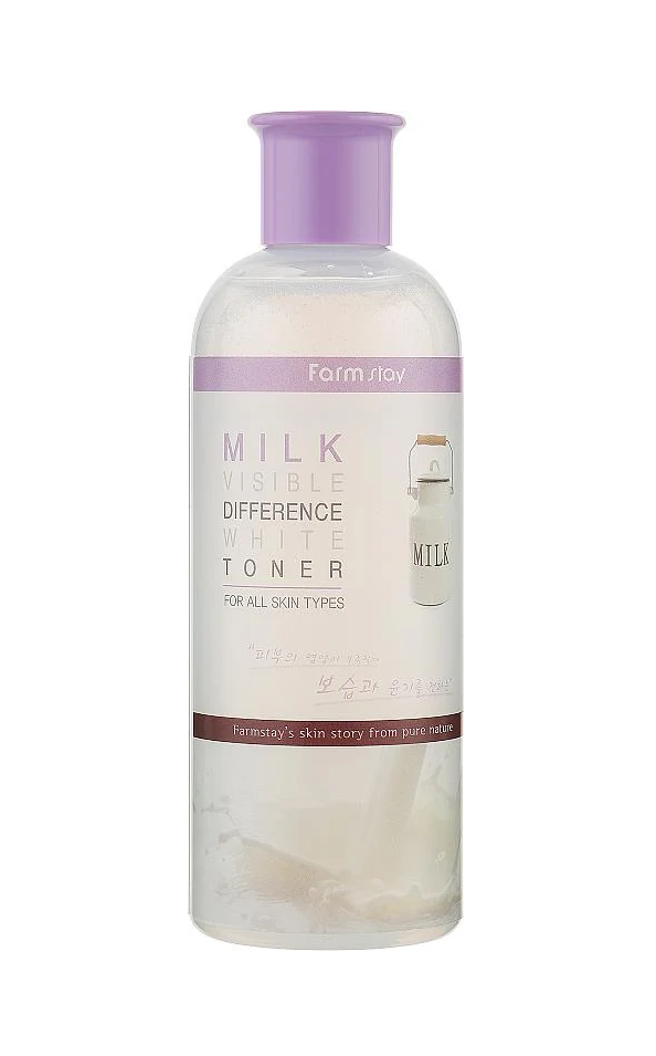 Тонер осветительный с молочным экстрактом FarmStay Visible Difference White Toner Milk 350 мл (20221735)