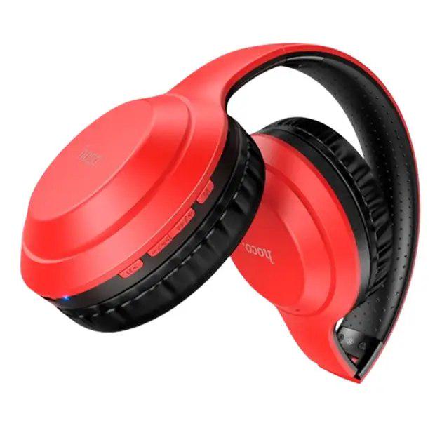 Навушники бездротові Hoco W30 Cat Ear Wireless Bluetooth Red (745935) - фото 2