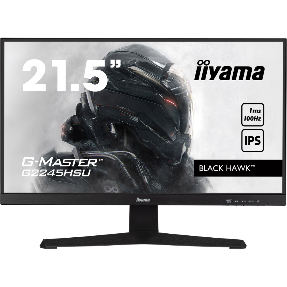 Монитор игровой IPS Iiyama G2245HSU-B1 безрамочный экран 21,5" Черный (e147e10b)