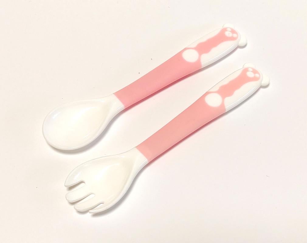 Набор столовых приборов Bimbo для детей 2 пр. в виде мишки в чехле Розовый - фото 7 Набор столовых приборов Bimbo для детей 2 пр. в виде мишки в чехле Розовый - фото 7