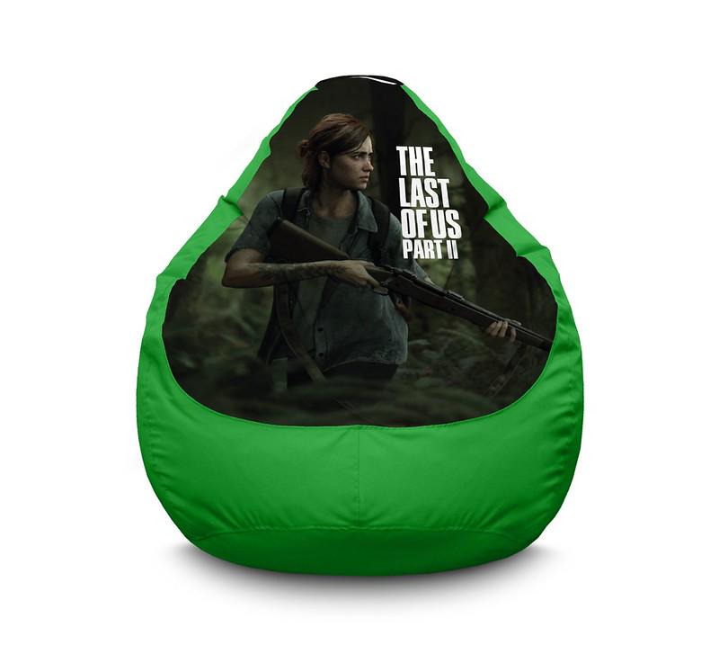 Кресло мешок iPuff The Last of Us Ellie and gun Оксфорд XL 80x110 см Зеленый Кресло мешок iPuff The Last of Us Ellie and gun Оксфорд XL 80x110 см Зеленый