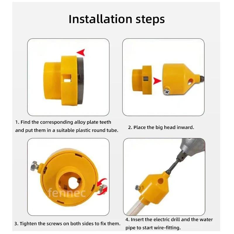 Набор для нарезки резьбы на трубах из ПВХ (766666) - фото 4 Набор для нарезки резьбы на трубах из ПВХ (766666) - фото 4