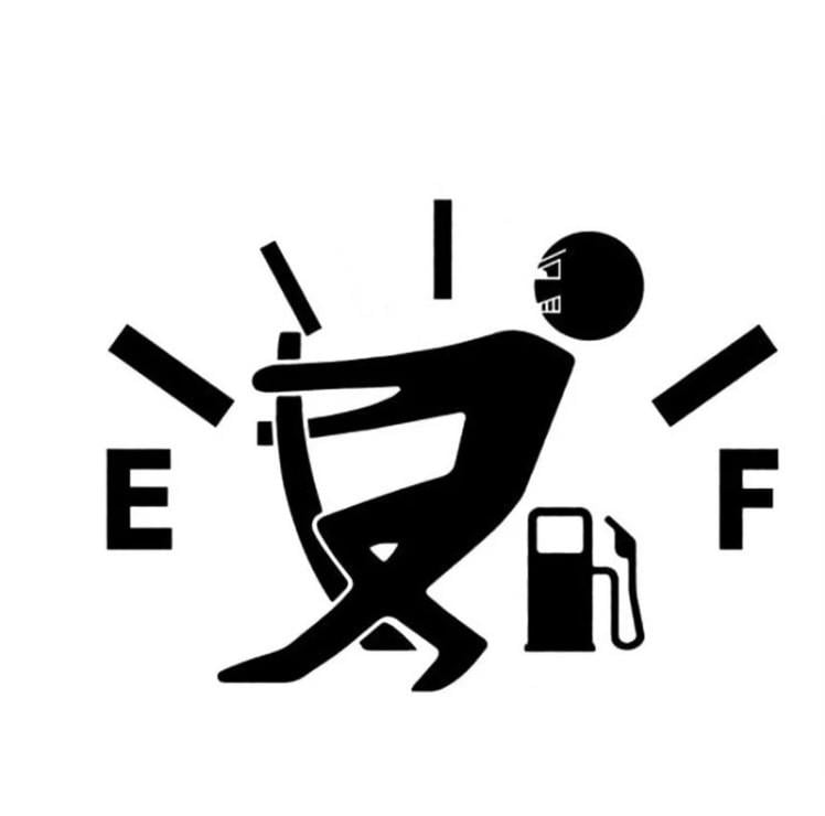 Наліпка на кришку бака автомобіля Чорний (1838214954)