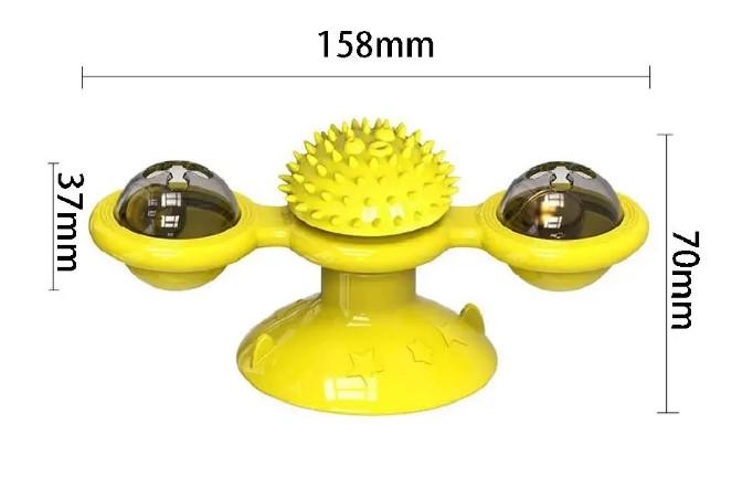 Игрушка интерактивная для кошек AnimAll CrazZzy Желтый (164-12327942) - фото 6