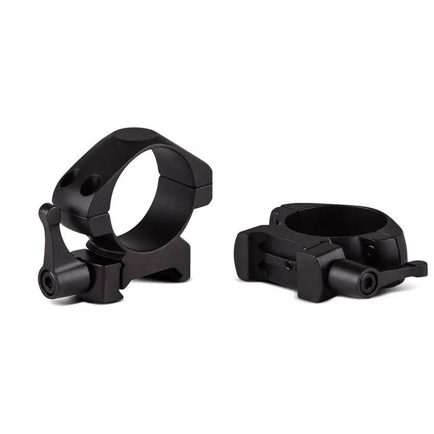 Крепление для прицела Konus Steel-QR быстросъемные кольца 25,4 мм низкие на планку Пикатинни (241739) - фото 3