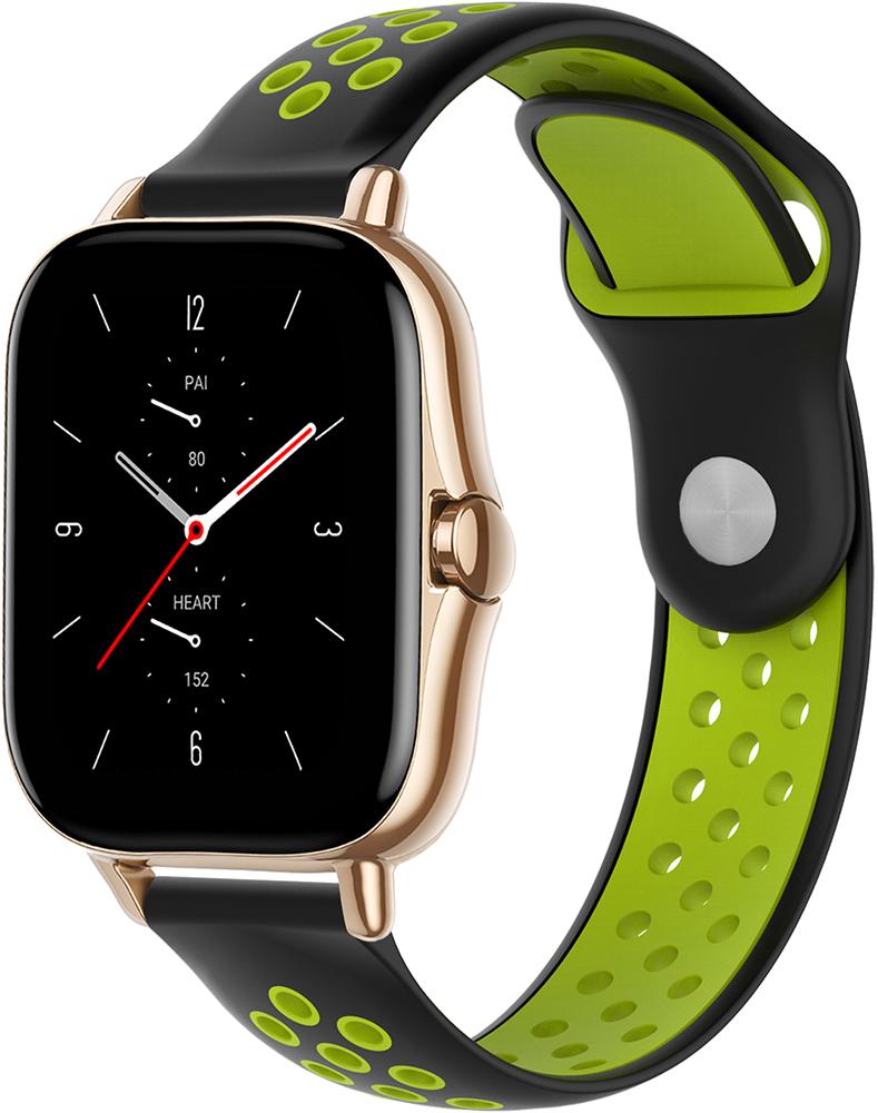 Ремешок Sport для Amazfit GTS 2e Black Green (23040-4A)