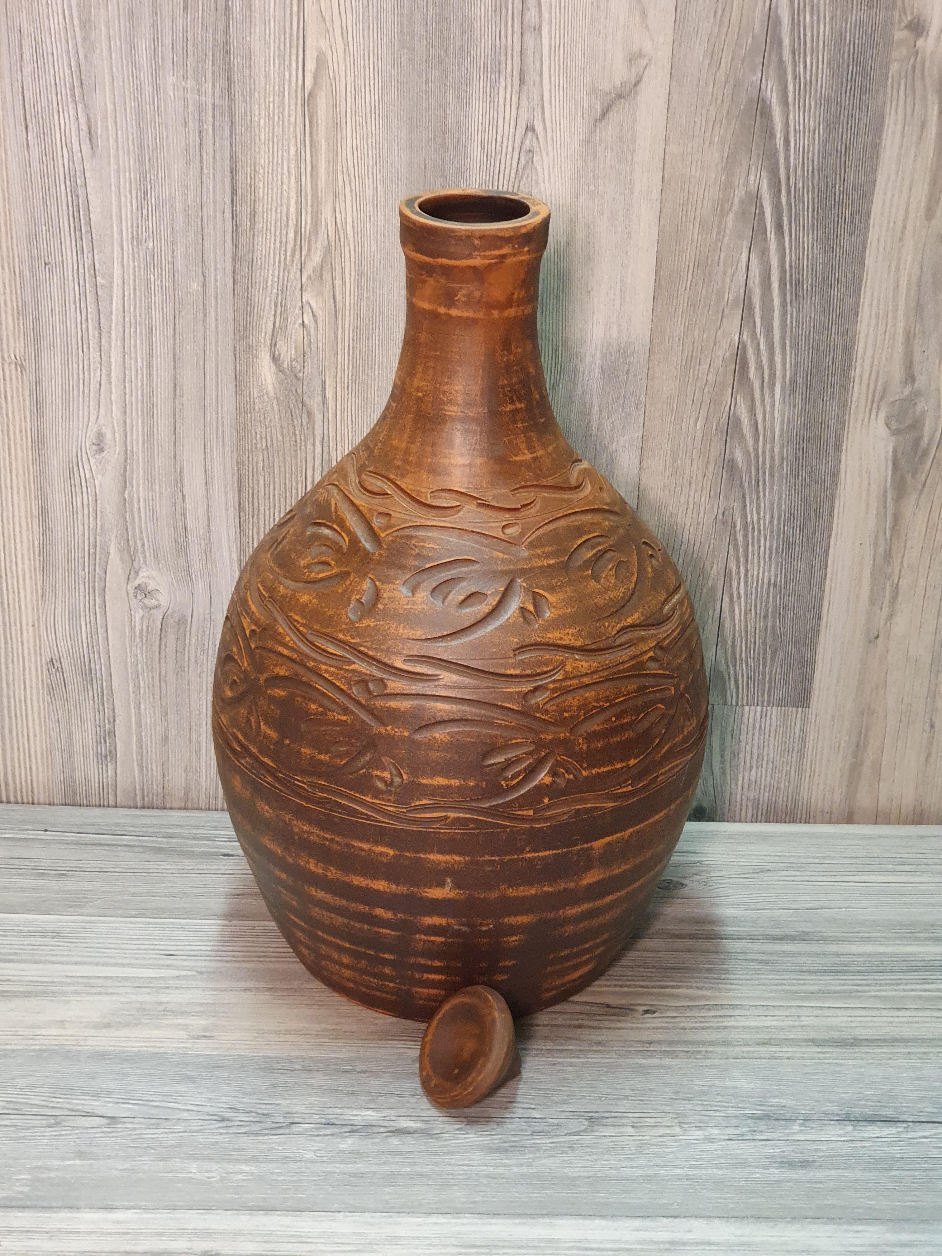 Штоф из красной глины (5086) - фото 5 Штоф из красной глины (5086) - фото 5