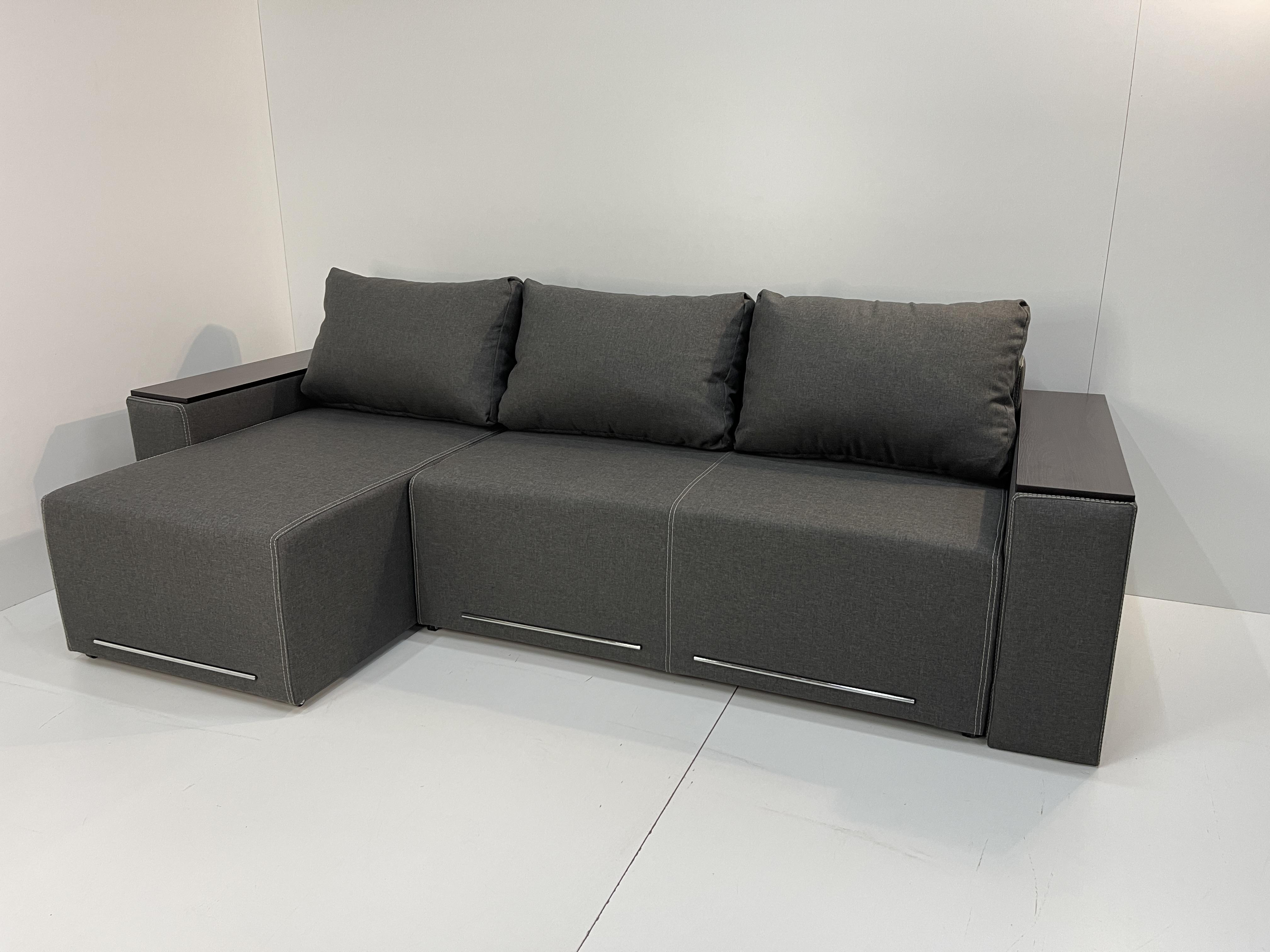 Диван угловой Олимпик 260х145 см Серый