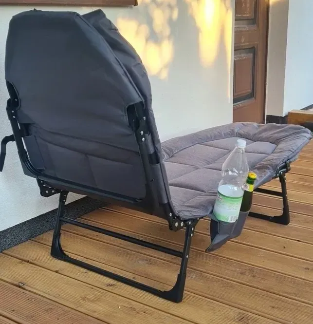 Розкладачка з регулюванням Bass Polska BH 31005 з матрацом 200х64х30 см Сірий - фото 9 Розкладачка з регулюванням Bass Polska BH 31005 з матрацом 200х64х30 см Сірий - фото 9