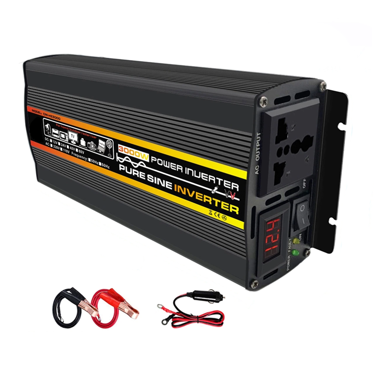 Инвертор Dreamburgh 3000 DC 12V To AC 220V чистый синус