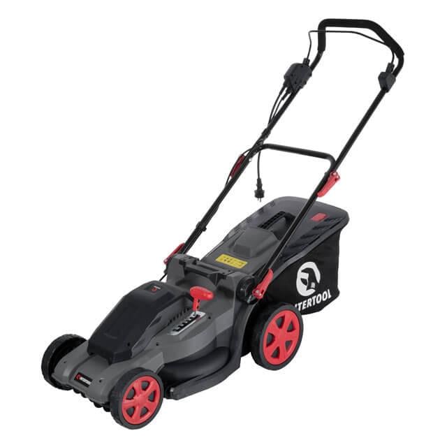 Газонокосарка електрична Intertool DT-2265 1800Вт 230В 3200об/хв. ширина захвату 400 мм висота зрізу 25-75 мм контейнер 40 л (129486)