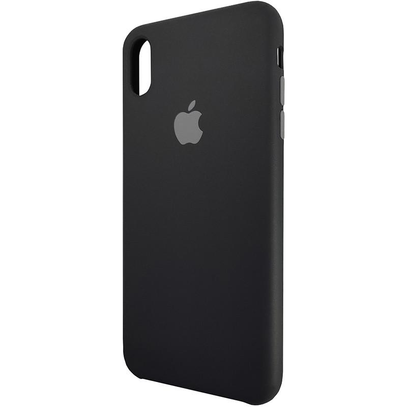 Чехол HQ Silicone Case iPhone XS Max Black (29caa1-3698)
