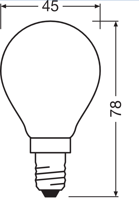 Лампа філаментна Osram led E14 6,5 W 806 lm 4000K 320° Холодний білий (4058075434684) - фото 3