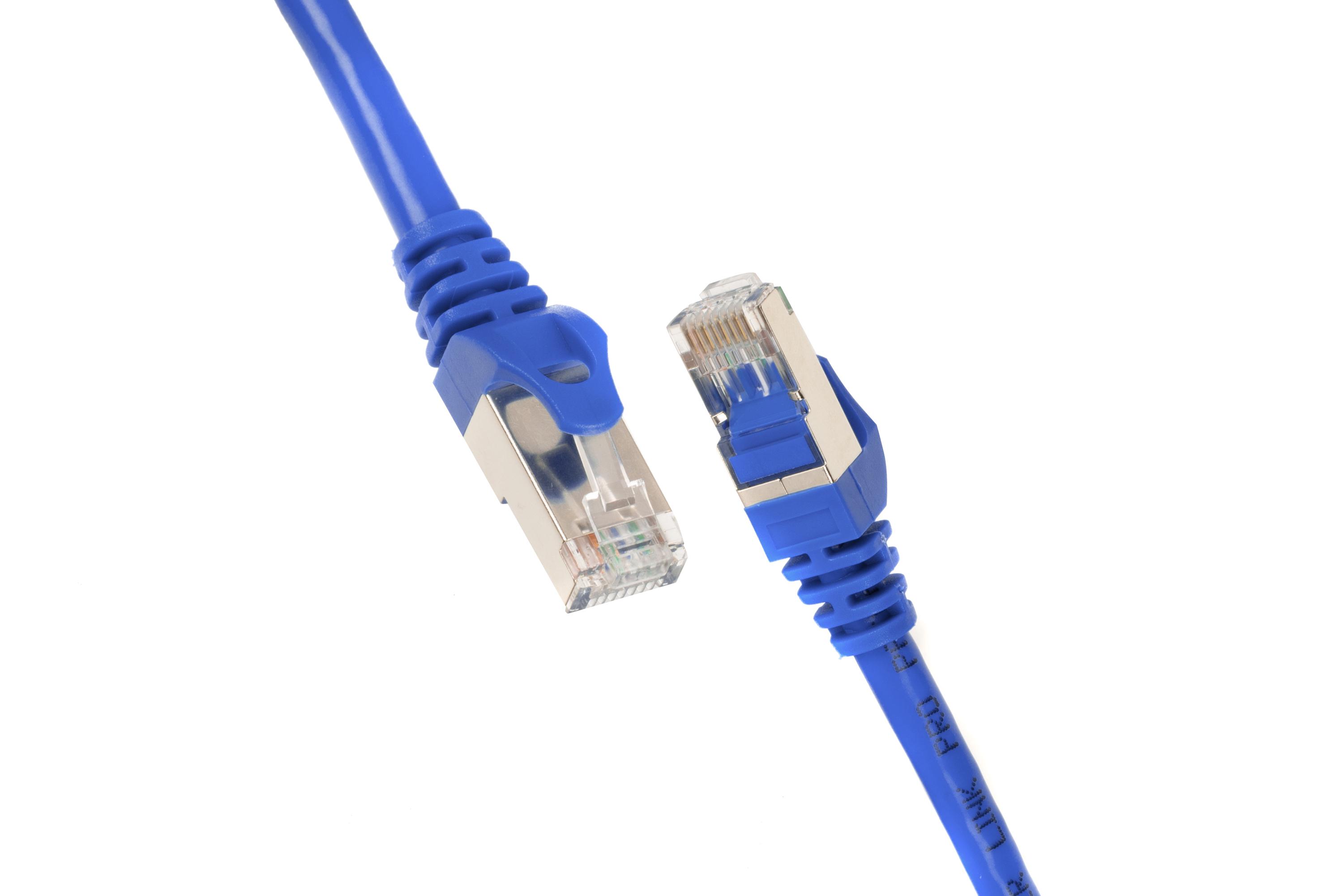 Патч-корд 2E Cat 6 26AWG з екранованою крученою парою UTP 0,5 м Синій (2E-PC6COP-050BL) - фото 2