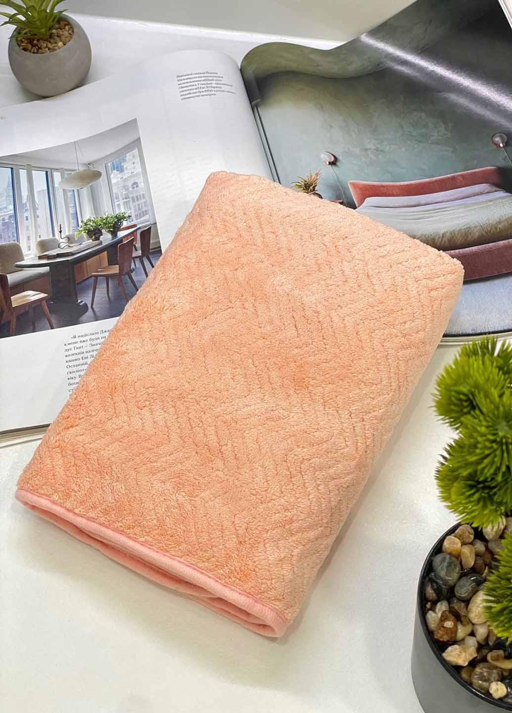 Рушник лицьовий мікрофібра 100х50 см (73м-3) - фото 1