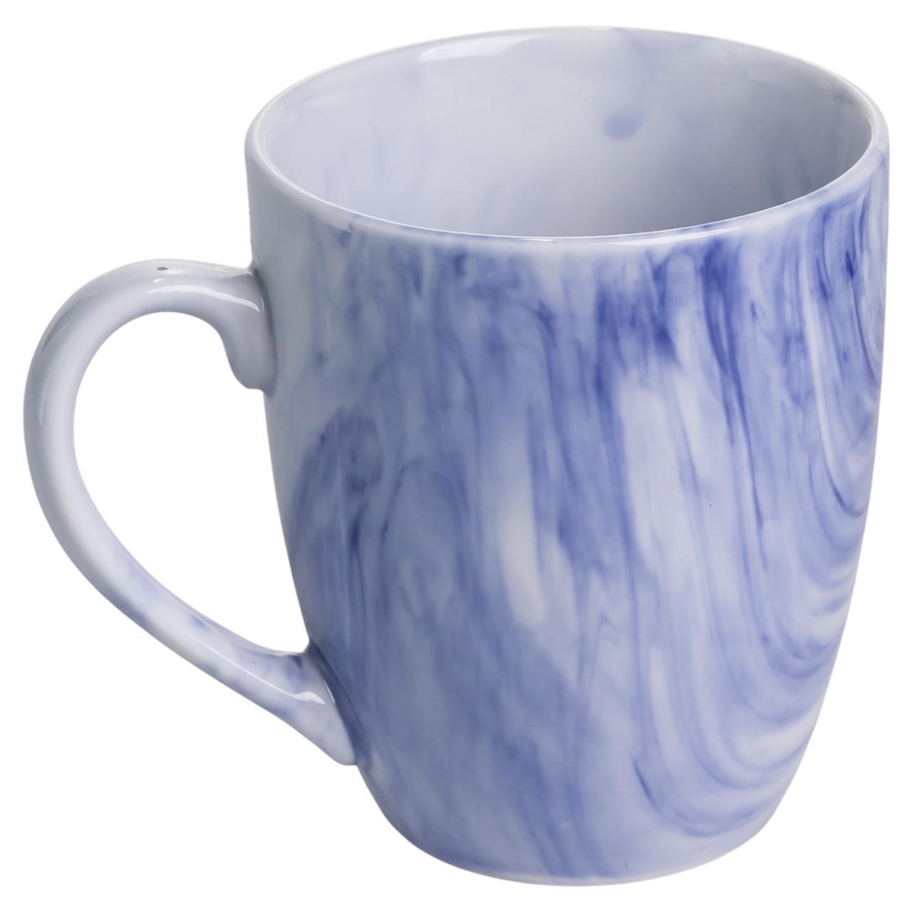 Столовый набор посуды тарелок и чашек Marble Clara 16 предметов на 4 человека фарфоровый Синий (MD-16-3B) - фото 2 Столовый набор посуды тарелок и чашек Marble Clara 16 предметов на 4 человека фарфоровый Синий (MD-16-3B) - фото 2