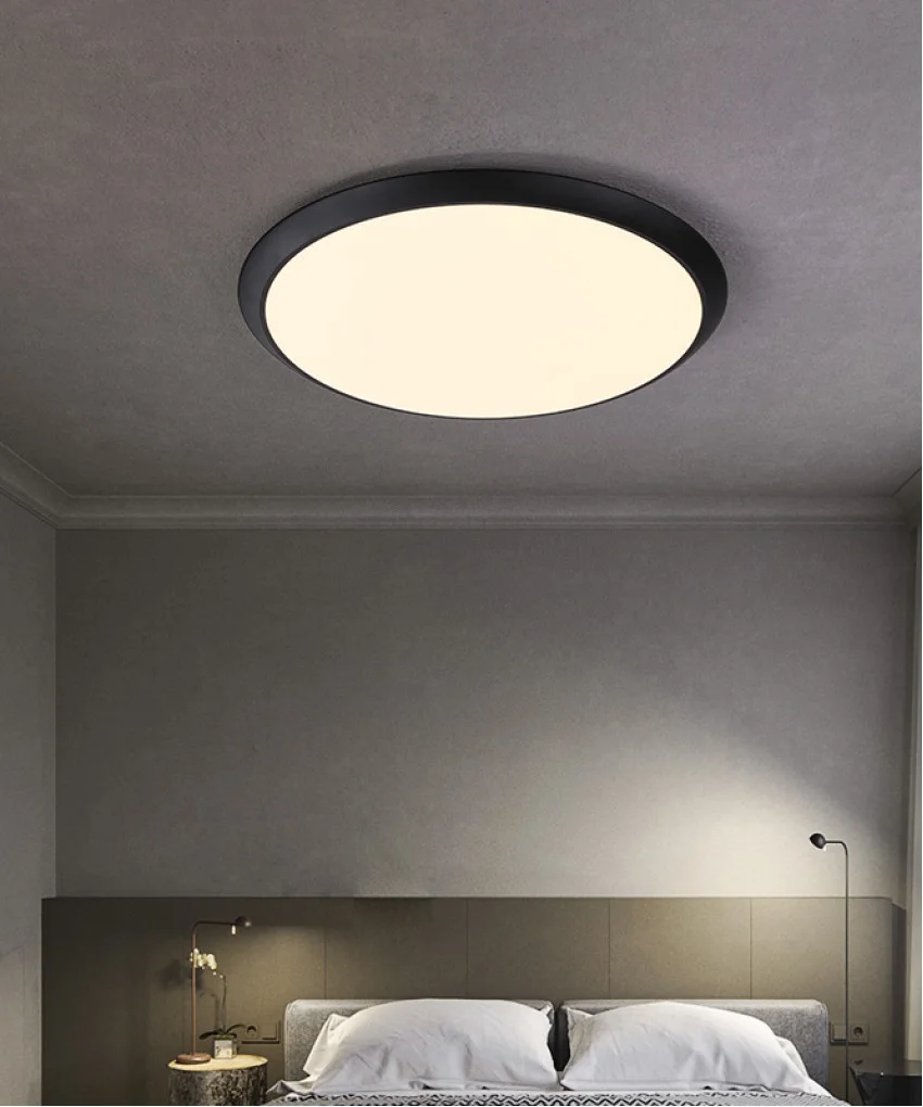 Стельовий світильник Black Hoop Big LED 36W Чорний (SDLC-00032)