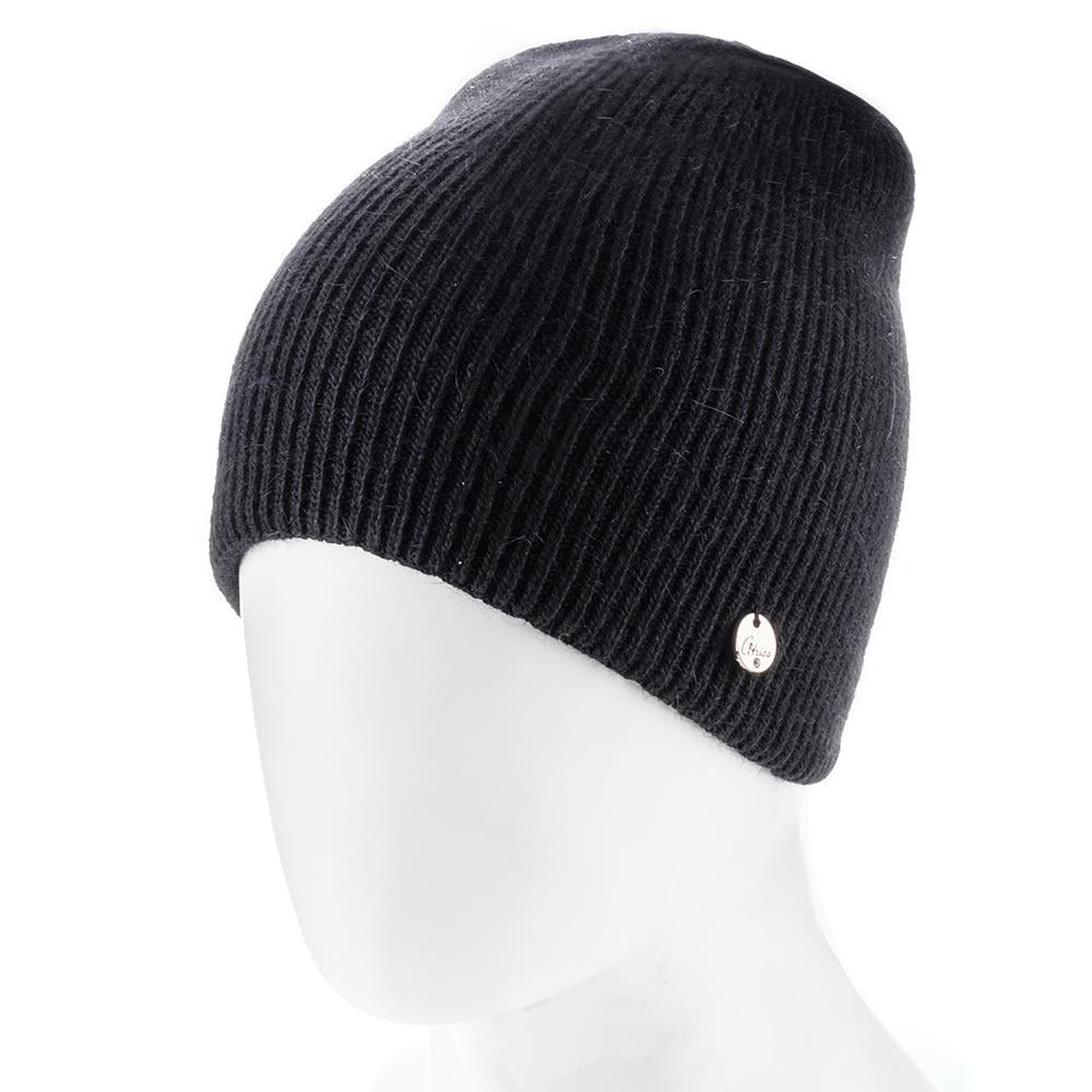 Шапка женская Atrics WH862 зимняя двойная Черный