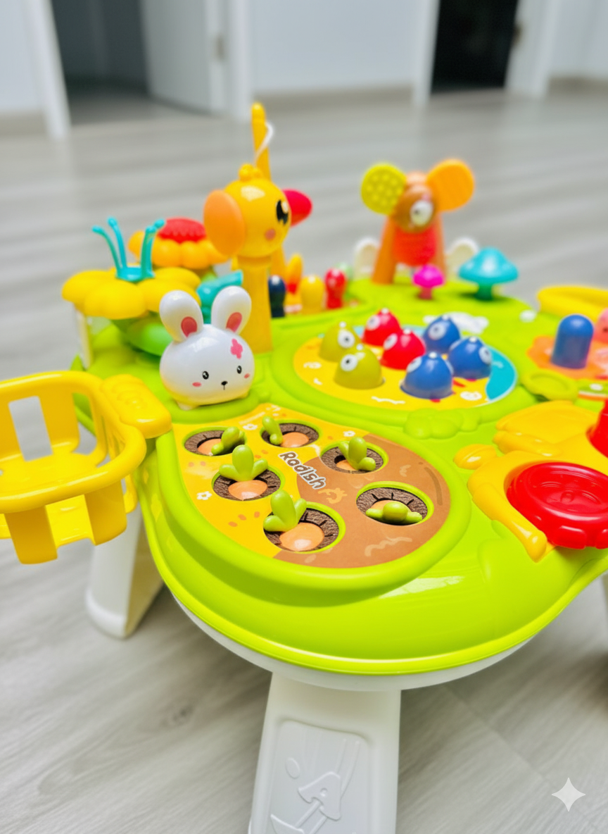 Столик развивающий интерактивный Монтессори Рыбалка сортер молоточек на развитие мелкой моторики (2783755346) - фото 4 Столик развивающий интерактивный Монтессори Рыбалка сортер молоточек на развитие мелкой моторики (2783755346) - фото 4