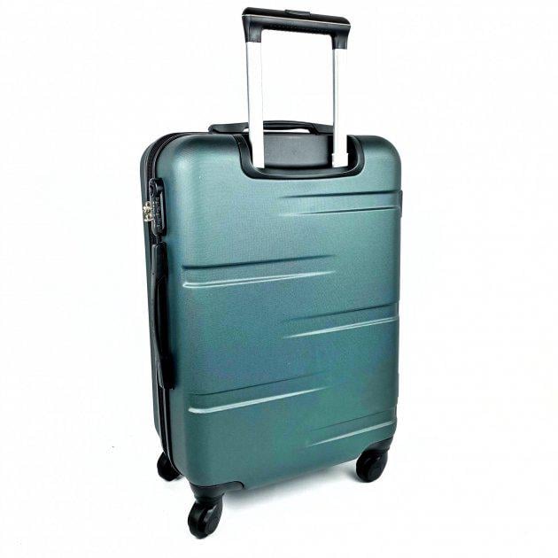 Валіза пластикова Wings 167 велика Темно-зелений (8326702) - фото 4 Валіза пластикова Wings 167 велика Темно-зелений (8326702) - фото 4