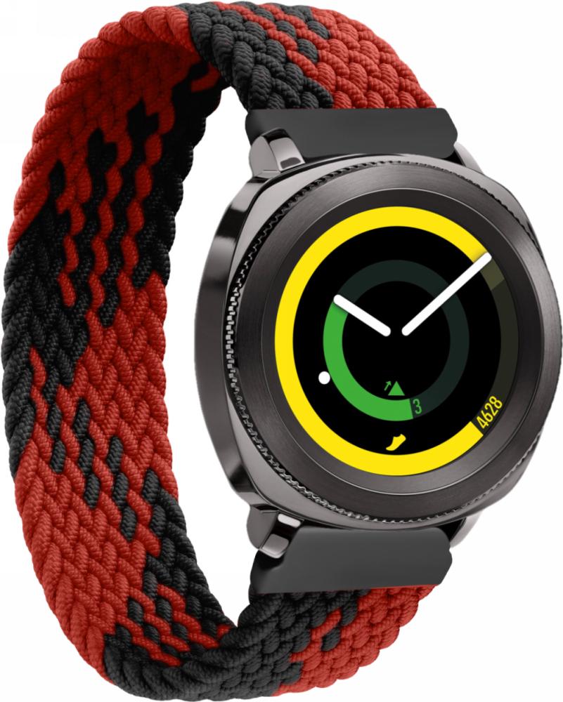 Ремінець Solo Loop Multi для Samsung Gear Sport (135 мм) Black Red (25173-44)