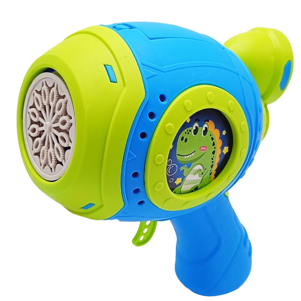 Дитячий генератор мильних бульбашок Пістолет KB1288 зі світлом (RLT52929)