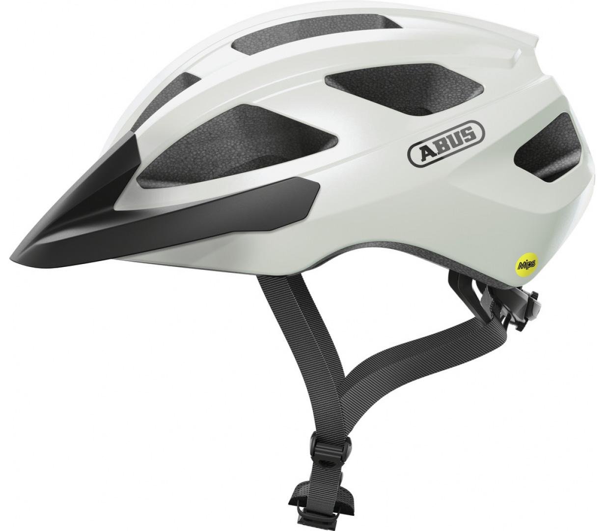 Шолом велосипедний Abus MACATOR MIPS р. 58-62 Pearl White (961489)