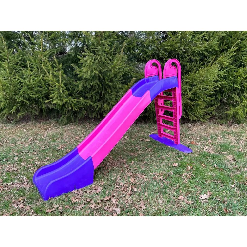 Гірка для дітей Doloni 243 см Рожево-фіолетовий (10042) - фото 2 Гірка для дітей Doloni 243 см Рожево-фіолетовий (10042) - фото 2