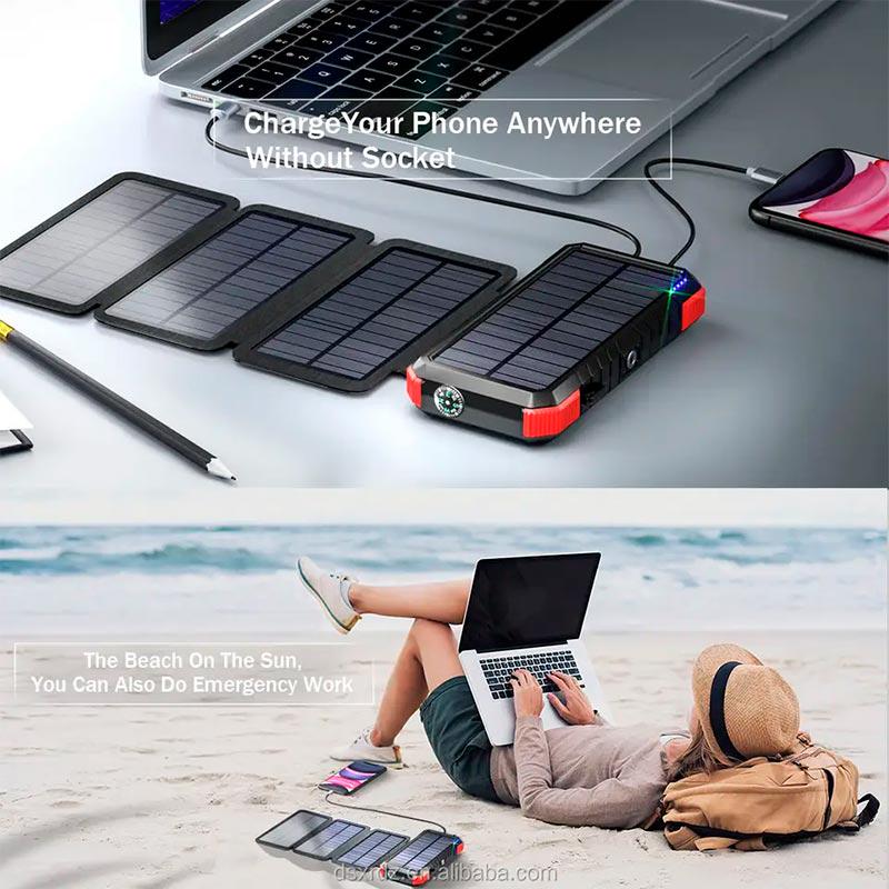 Повербанк Solar with 32pcs camping LED 20000 mAh PN-W12Pro IPX4 2USB/Type-C 18W/3A PD/QC - фото 7 Повербанк Solar with 32pcs camping LED 20000 mAh PN-W12Pro IPX4 2USB/Type-C 18W/3A PD/QC - фото 7