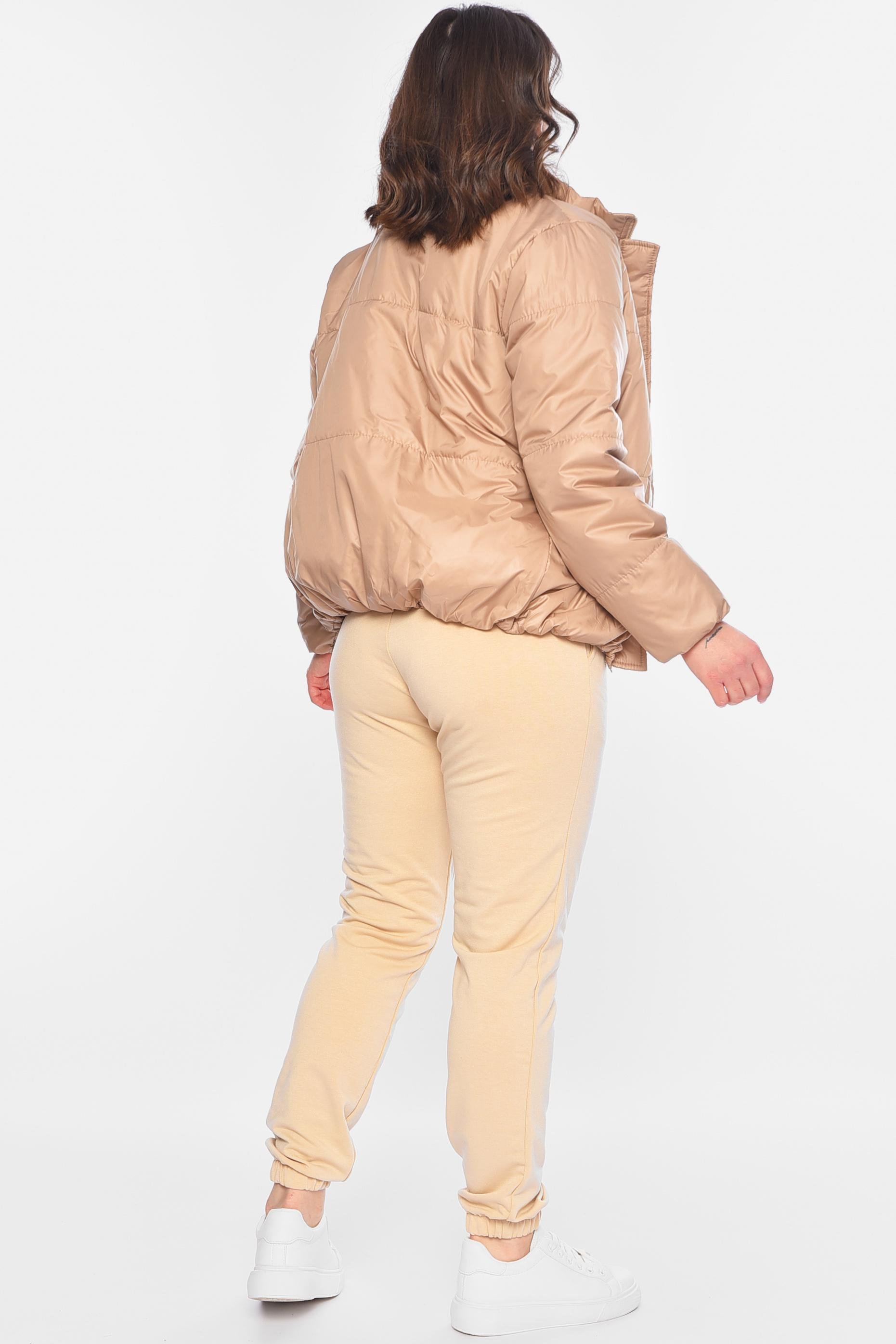 Спортивний костюм жіночий трійка M-L Бежевий (196823) - фото 3