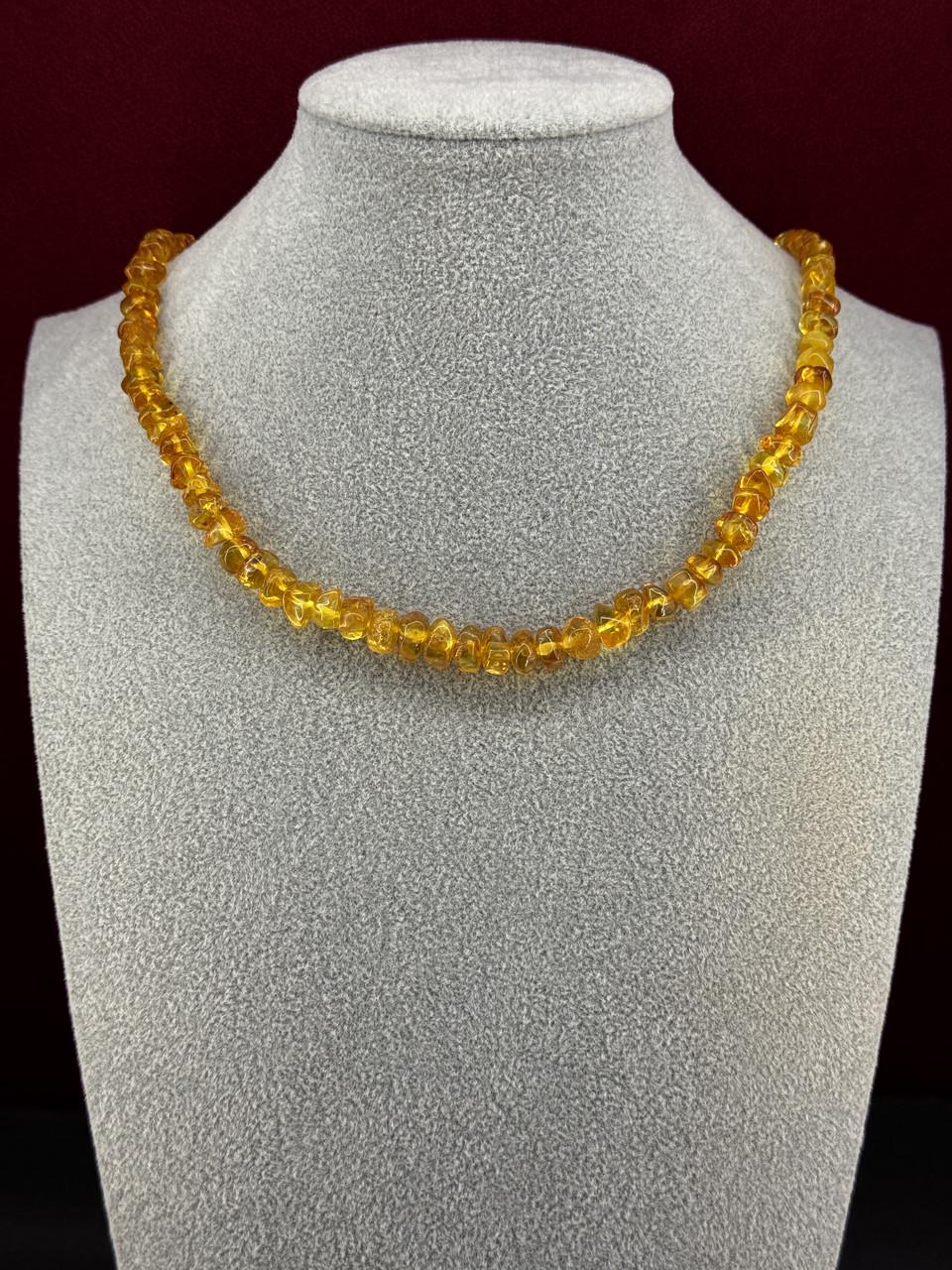 Бусы из янтаря лечебные 47 см (н-892)