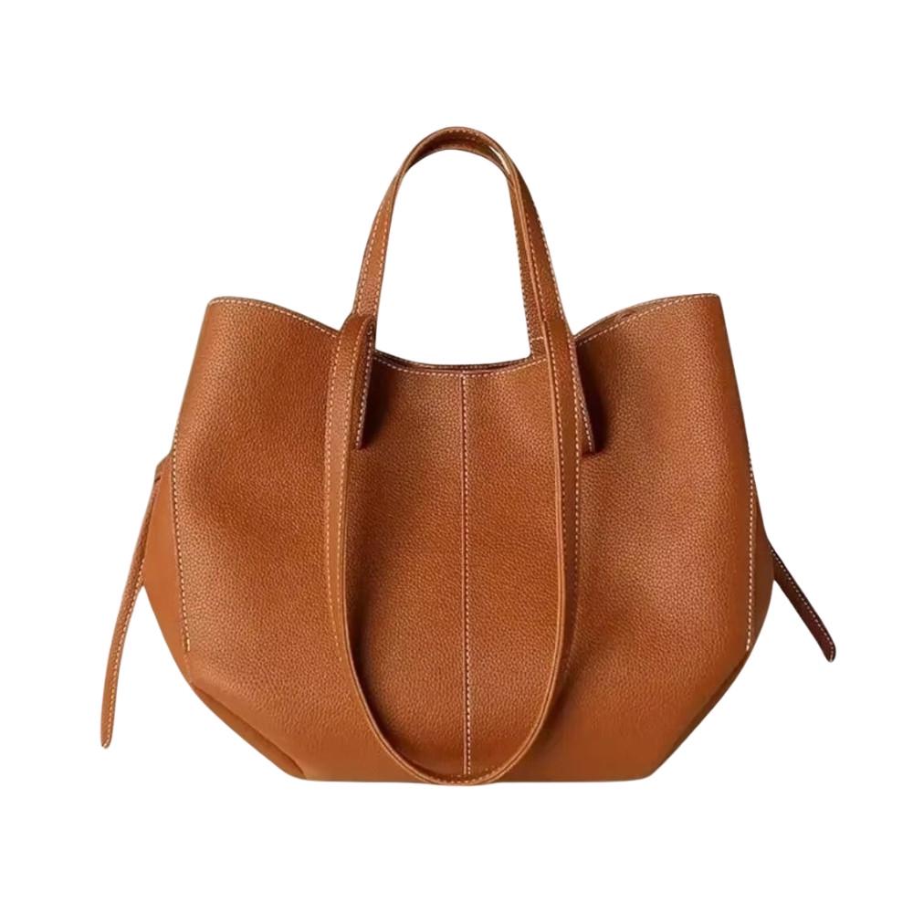 Жіноча сумка-тоут Lorian з гаманцем на одне велике відділення Коричневий (LR 252013 BR Large Brown) - фото 7 Жіноча сумка-тоут Lorian з гаманцем на одне велике відділення Коричневий (LR 252013 BR Large Brown) - фото 7