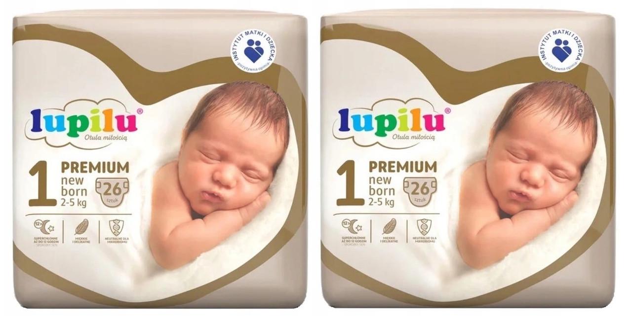 Підгузки Lupilu Premium New born 1 2-5 кг 52 шт. (1608941037)