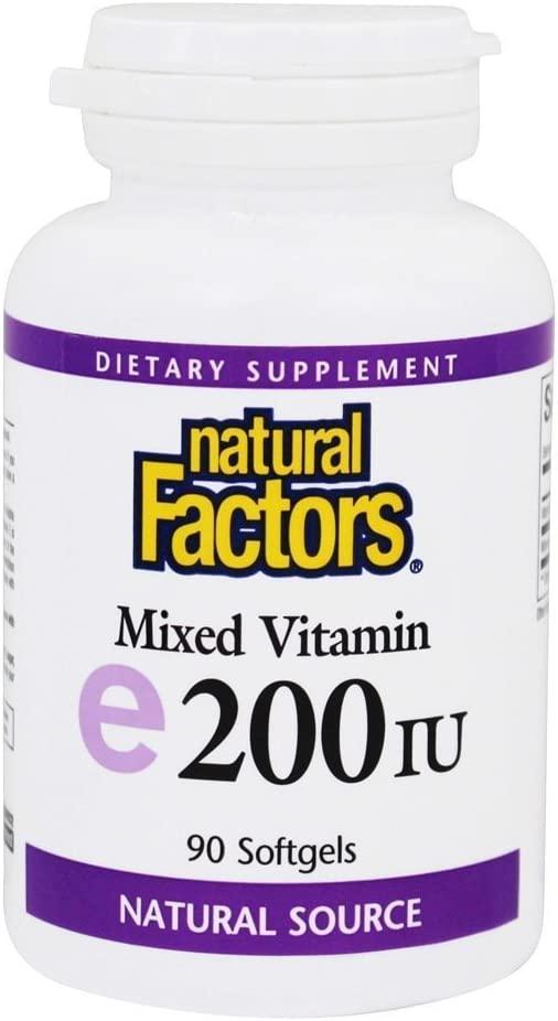 Витамин Е Mixed Vitamin E 134 мг 200 IU 90 капсул (00000036315)