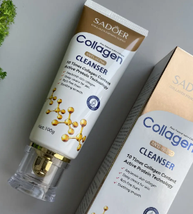 Пінка Sadoer Collagen Anti-Aging для вмивання з колагеном від зморшок 100 мл - фото 3