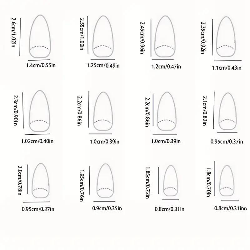 Накладні нігті френч Вишеньки мигдаль середньої довжини з клейовими пластинами 24 шт. Білий з червоним (2789190719) - фото 10 Накладні нігті френч Вишеньки мигдаль середньої довжини з клейовими пластинами 24 шт. Білий з червоним (2789190719) - фото 10