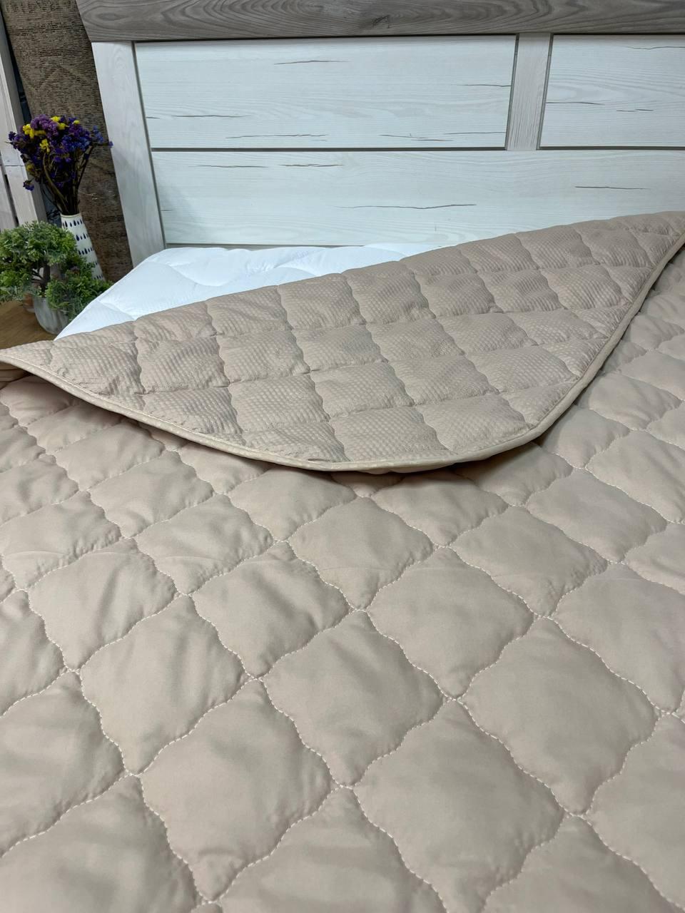 Одеяло для аллергиков летнее 175х210 см Бежевый (Д-al-lito-kovdra25-001-02) - фото 2 Одеяло для аллергиков летнее 175х210 см Бежевый (Д-al-lito-kovdra25-001-02) - фото 2