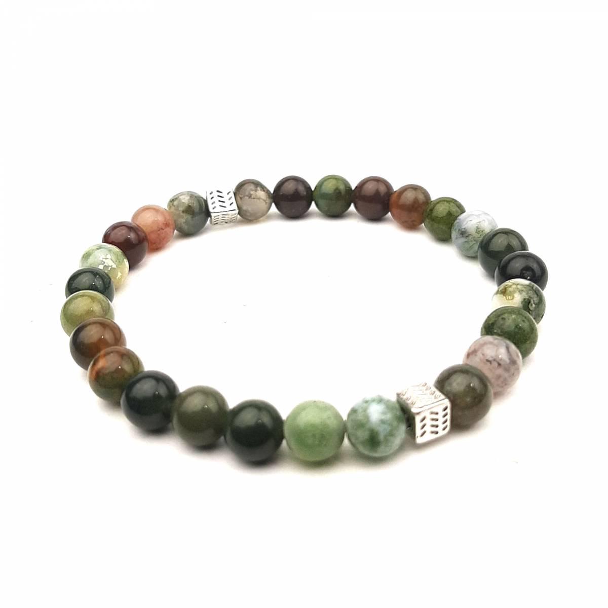 Браслет DARSANA из натурального камня яшма гелиотроп (DRSU001121)