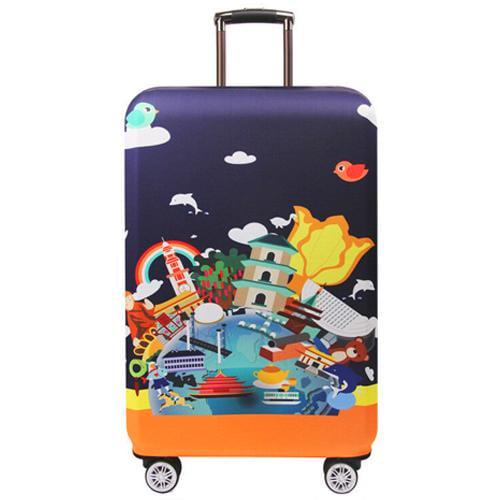 Чехол защитный для дорожного чемодана Multicolored Турист 18-21" S (535003)