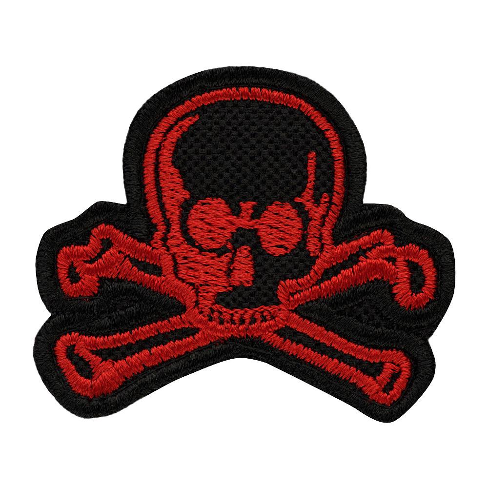 Нашивка M-Tac Old Skull Красно-черный Нашивка M-Tac Old Skull Красно-черный