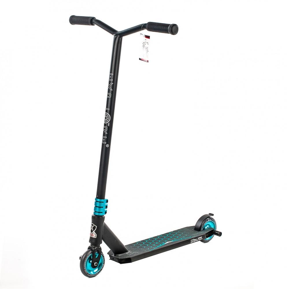 Самокат трюковый Explore Cross Deluxe 2 + пеги Синий