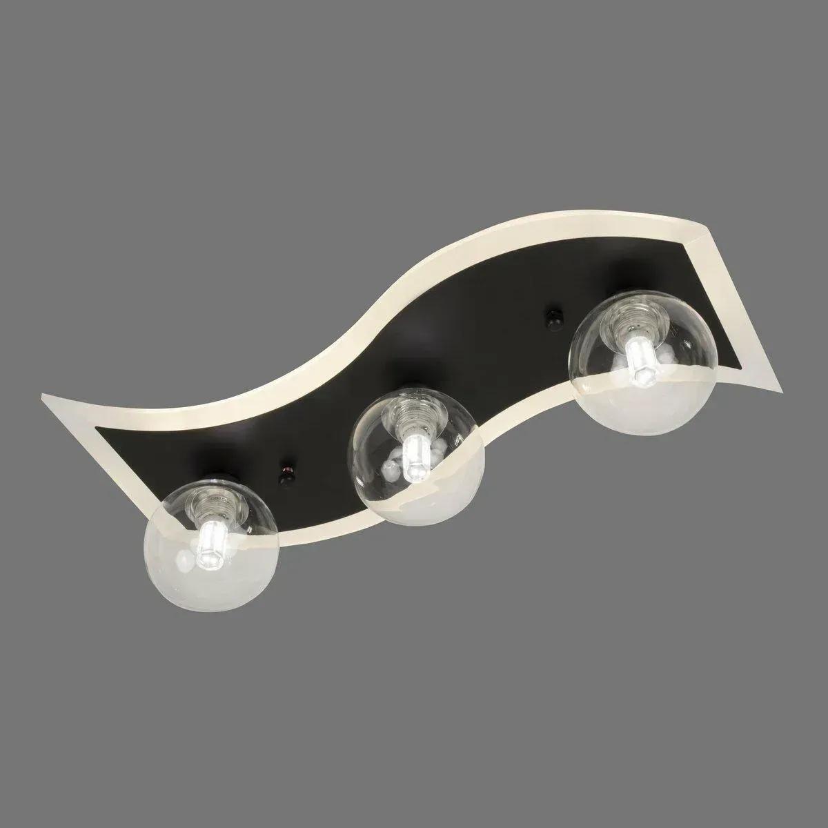 LED-люстра потолочная Sirius на 3 плафона G9 3000/6500К IP20 B S2281/3 31W Черный (28687299)