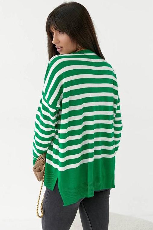 Светр жіночий 207016 XL-2XL Зелений (207016_!337471_48-50) - фото 3