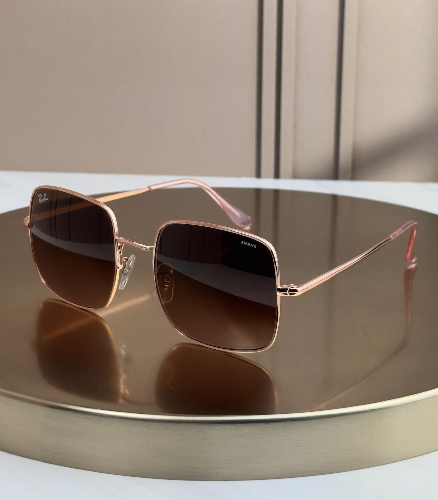 Солнцезащитные очки RAY-BAN Square RB1971 фотохромная линза Evolve квадратные Розовый Солнцезащитные очки RAY-BAN Square RB1971 фотохромная линза Evolve квадратные Розовый