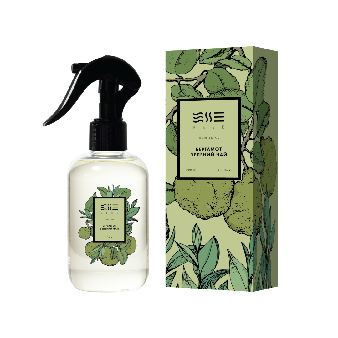 Рум-спрей Esse HOME Бергамот/Зелений чай 200 мл (32147930)