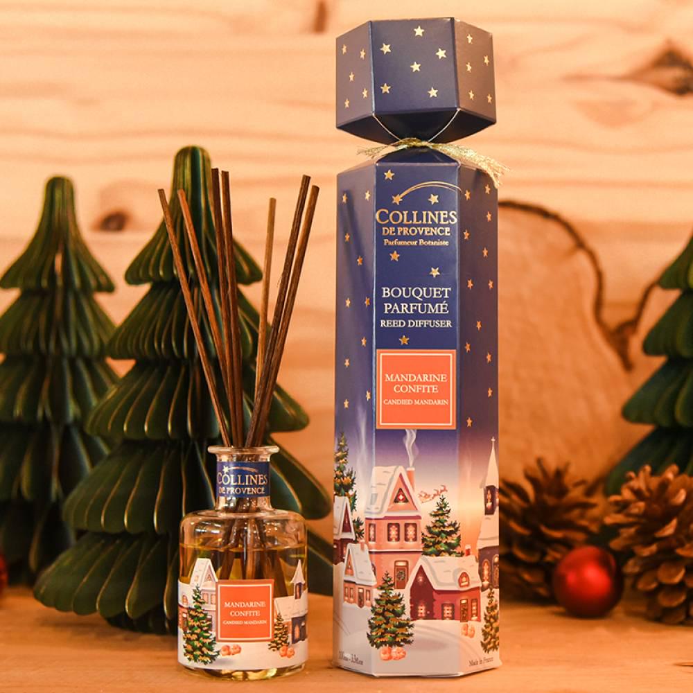 Аромадиффузор Collines de Provence Мандариновые цукаты Christmas 100 мл