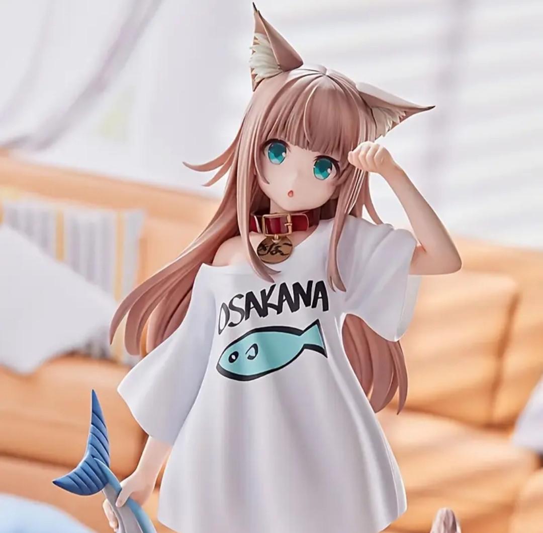 Детская игровая фигурка Osakana Аниме-Девушка с кошачьими ушками и рыбкой (27829532) - фото 3
