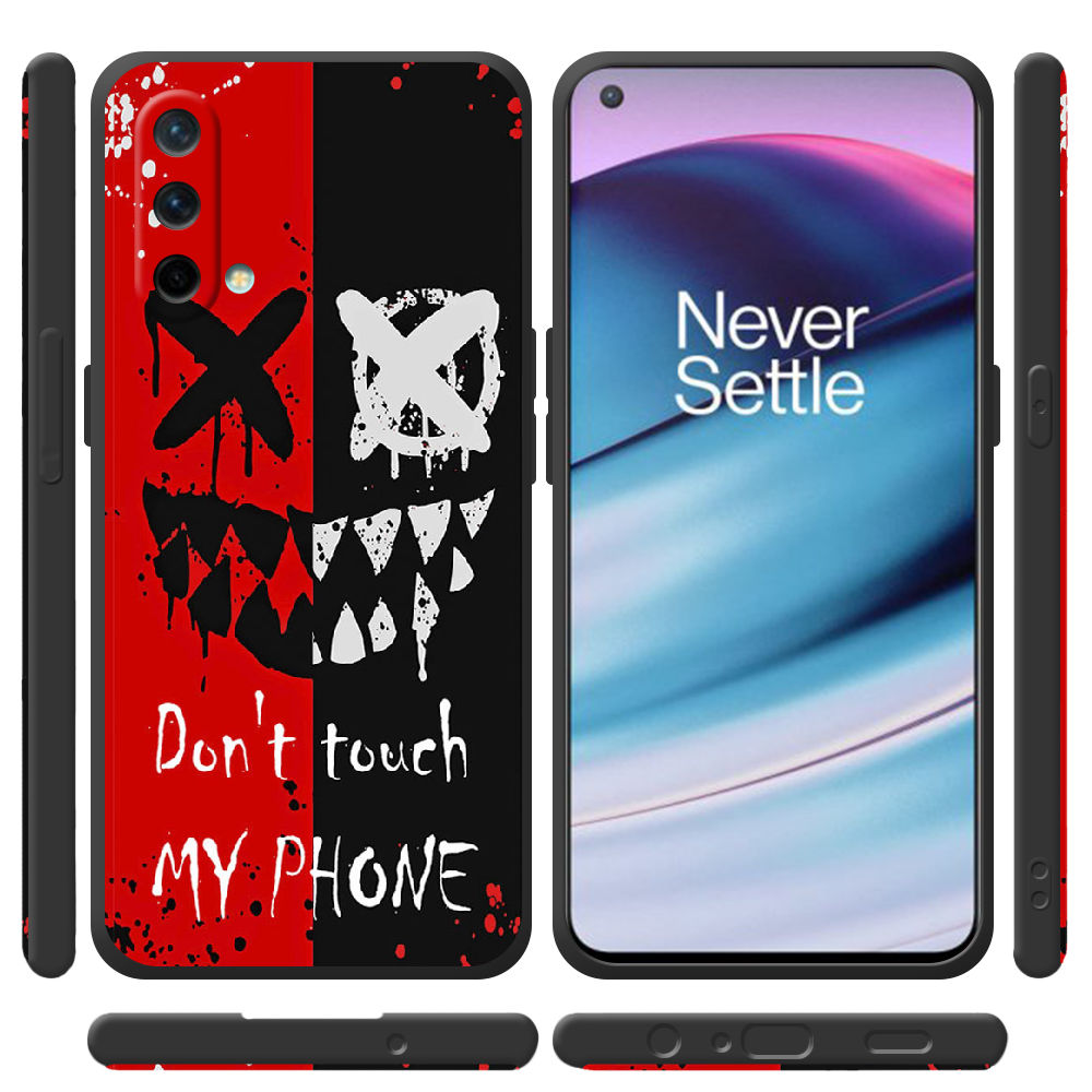 Чехол BoxFace OnePlus Nord CE 5G Bad Smile Черный силикон (44513-up2468-44510) - фото 2