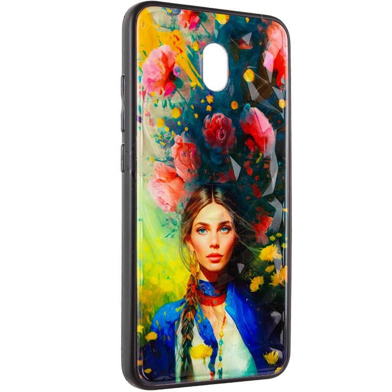 Противоударный TPU+PC чехол Prisma Ladies для Xiaomi Redmi 8a Peonies